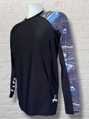 LAFROI Mens Rash Guard LG Compression Shirt UPF 50 Surf Gym Training